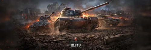 World Of Tanks Обои на телефон видеоигра, показывающая танк и город