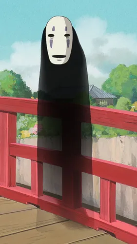 Безликий Обои на телефон черно-белый мультипликационный персонаж на деревянном заборе
