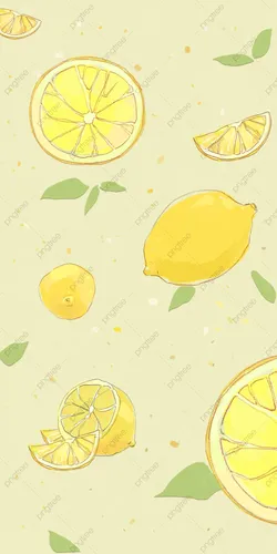 Лимонные Обои на телефон диаграмма