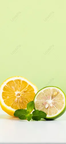 Лимонные Обои на телефон форма