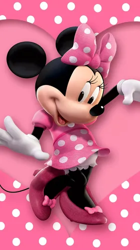 Милые Для Девочек Обои на телефон мультипликационный персонаж на розовом фоне
