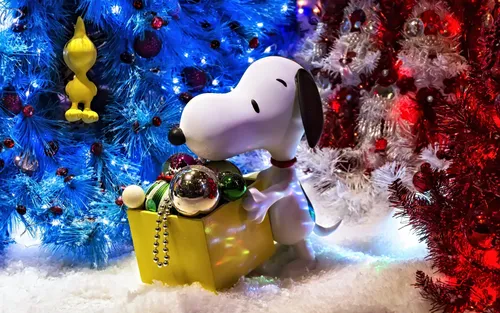Новогодние На Рабочий Стол Телефона Обои на телефон снеговик с желто-зеленым шарфом и желто-белая собака