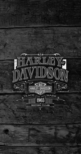 Harley Davidson Обои на телефон табличка на стене