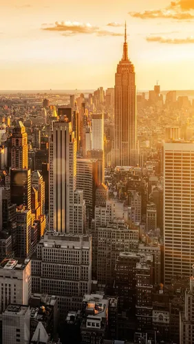 Hd Нью Йорк Обои на телефон город с высокими зданиями