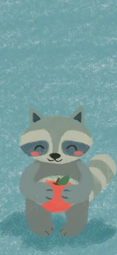 Анимация Обои на телефон пара чучел животных в бассейне