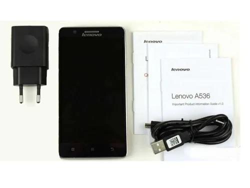 Леново А536 Обои на телефон черное устройство с белой крышкой