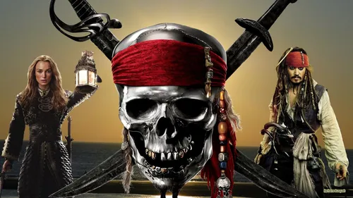 Кира Найтли, Джонни Депп, Пираты Карибского Моря Обои на телефон в высоком качестве