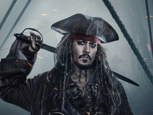 Джонни Депп, Пираты Карибского Моря Обои на телефон айфон