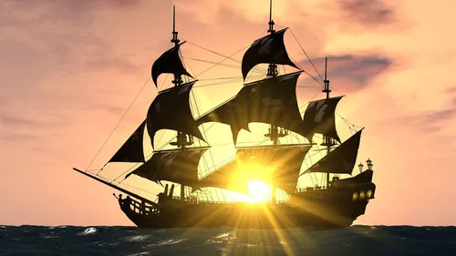 Пираты Карибского Моря Обои на телефон группа кораблей в воде