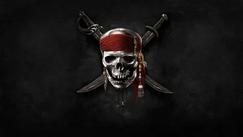 Пираты Карибского Моря Обои на телефон скелет со шлемом