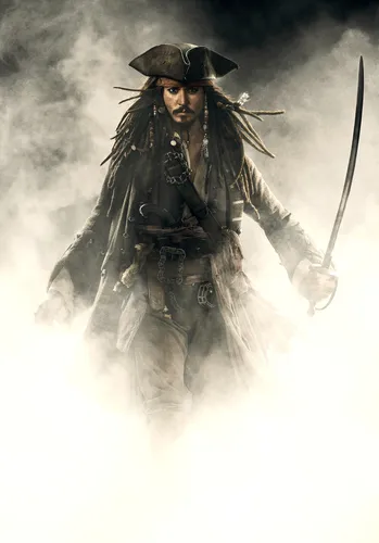 Джонни Депп, Пираты Карибского Моря Обои на телефон бесплатные картинки