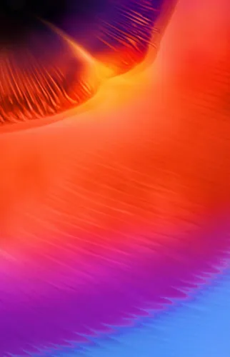 Самсунг А10 Обои на телефон крупный план красной и синей волны