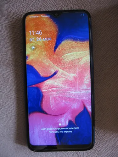 Самсунг А10 Обои на телефон мобильный телефон с синим экраном