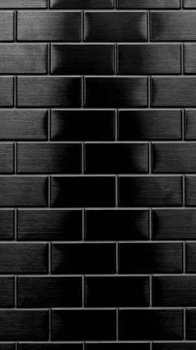 Стена Обои на телефон черно-белая фотография черно-белой кирпичной стены
