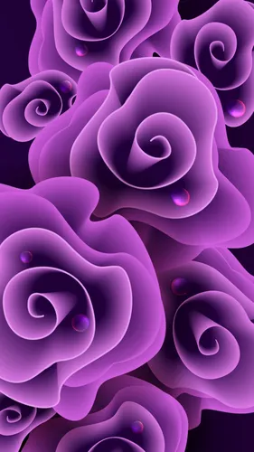Фиолетовые Цветы Обои на телефон для Windows