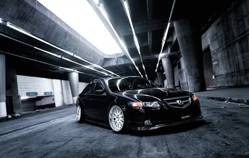 Хонда Аккорд Обои на телефон черный автомобиль, припаркованный в гараже