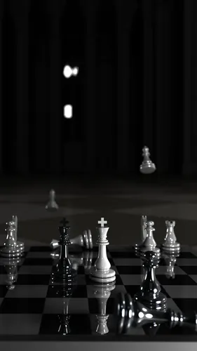 Шахматы Обои на телефон шахматная доска с шахматными фигурами