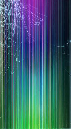 3D Разбитый Экран Обои на телефон группа красочных линий