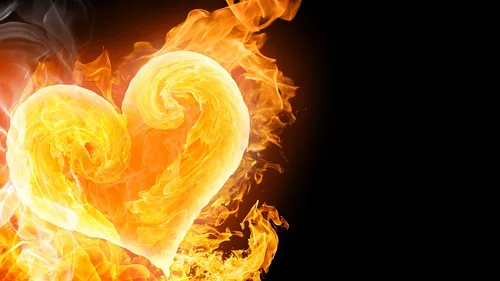 Love Обои на телефон крупный план пожара