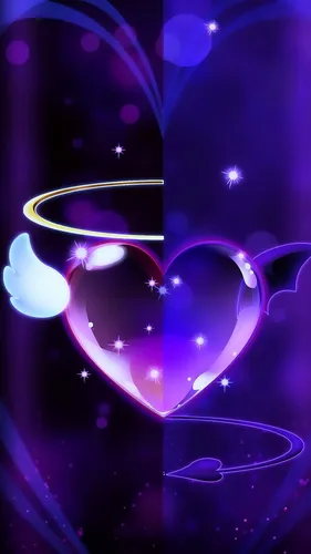 Love Обои на телефон карикатура фиолетового инопланетянина