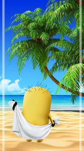 Красивые Лето Обои на телефон гамак на пляже
