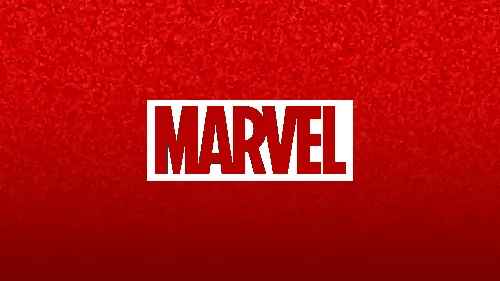 Логотип Марвел Обои на телефон красный фон с белым текстом