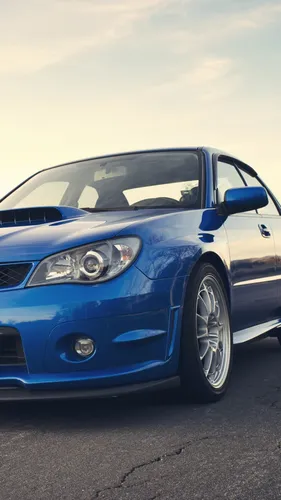 Hd Subaru Обои на телефон припаркованный синий автомобиль