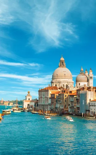 Венеция Обои на телефон водоем со зданиями вдоль него