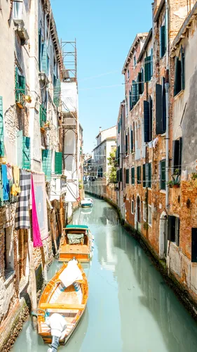 Венеция Обои на телефон лодки в канале
