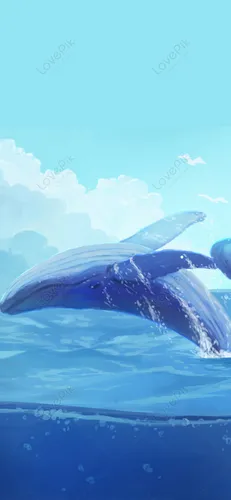 Дельфины Обои на телефон айсберги в воде
