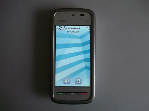 Нокиа 5 Обои на телефон мобильный телефон с синим экраном