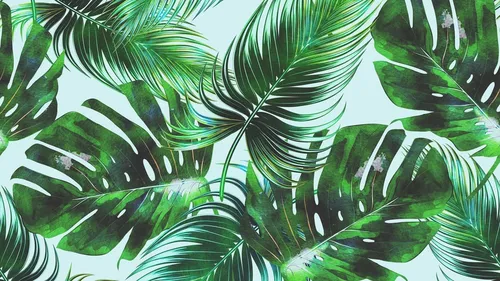 Пальмовые Листья Обои на телефон рисунок