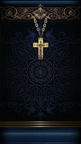 Православный Крест Обои на телефон фоновый узор