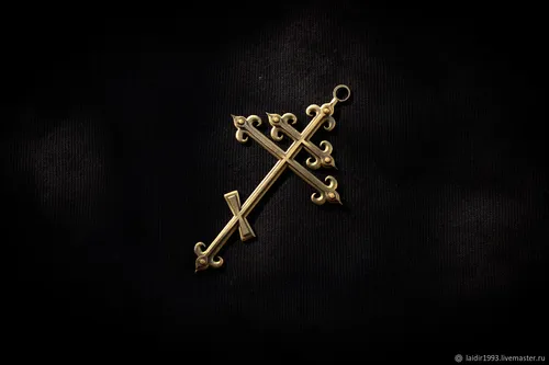 Православный Крест Обои на телефон золотой и серебряный ключ