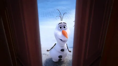 Снеговик Олаф Обои на телефон снеговик в комнате