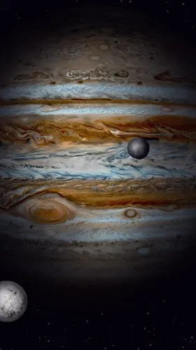 Юпитер Обои на телефон крупный план планеты