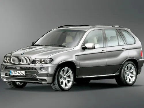 Bmw X5 E53 Обои на телефон припаркованный серебристый автомобиль