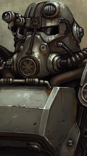 Fallout 4 Обои на телефон крупный план двигателя автомобиля