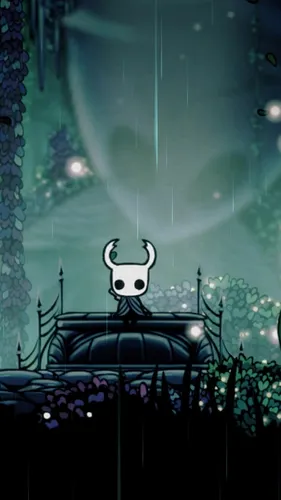 Hollow Knight Обои на телефон мультяшная панда сидит на стуле