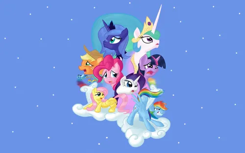 My Little Pony Обои на телефон карикатура единорога