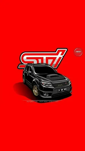 Subaru Impreza Wrx Sti Обои на телефон логотип