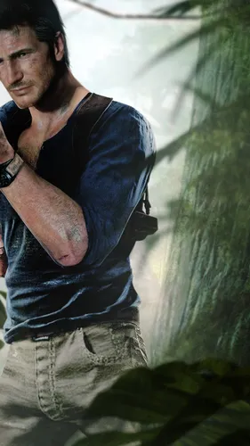 Uncharted 4 Обои на телефон мужчина со скрещенными руками