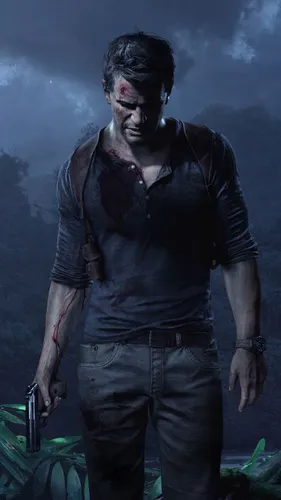 Uncharted 4 Обои на телефон человек с покраской