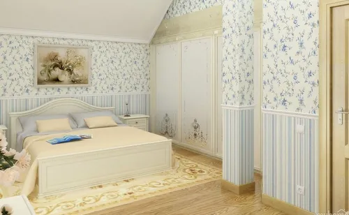 Виды Обоев Обои на телефон спальня с кроватью и белой стеной
