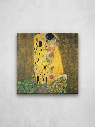 Густав Климт Поцелуй Обои на телефон произведение искусства