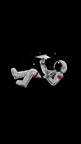 Космонавт Обои на телефон скафандр в воздухе