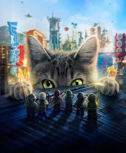 Лего Обои на телефон кошка с группой людей в одежде