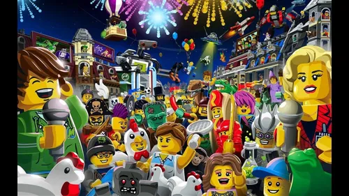 Лего Обои на телефон группа игрушек