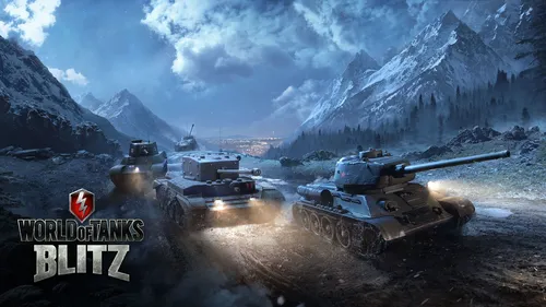Ворлд Оф Танкс Обои на телефон видеоигра, показывающая танки и горы