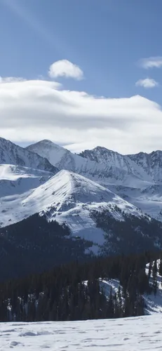 Зима Горы Обои на телефон фото на андроид